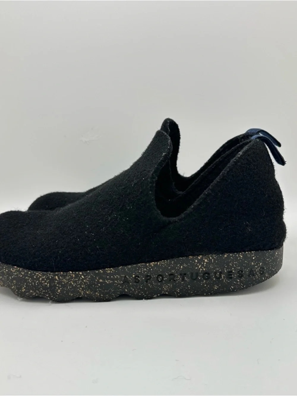 ASPORTYGUESAS Fly LondonPortugal Egofriendly Footwear Black Wool Felt Sz 39 city - Picture 7 of 12